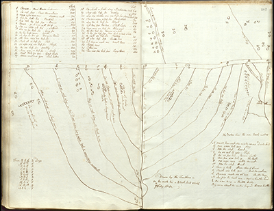 carte dessine par un chef pied noir le 7 fvrier 1801